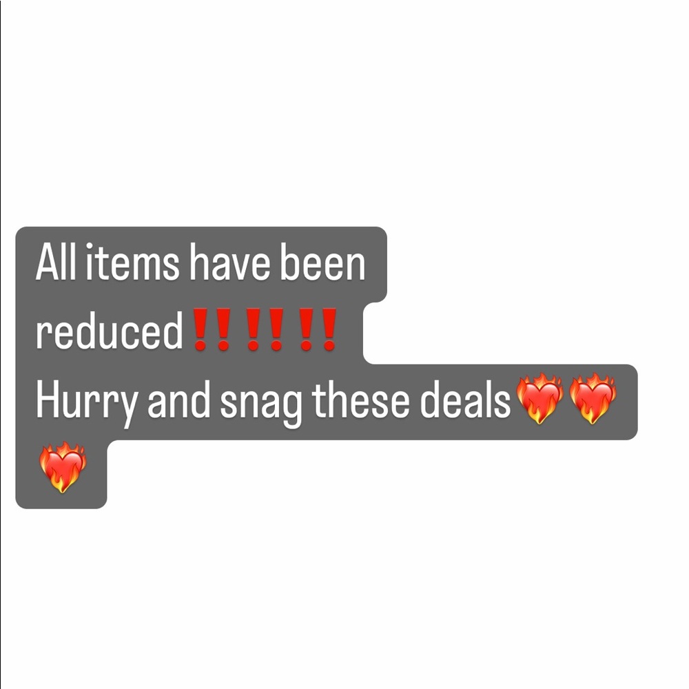 My entire closet is now REDUCED MAJORLY!